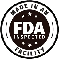 Made in an FDA-inspected facility