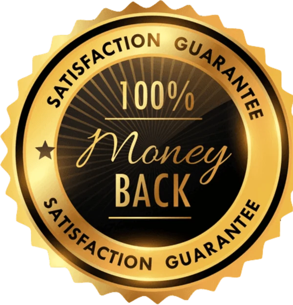 100% money-back satisfaction guarantee